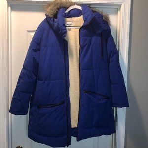 Electric Blue Parka